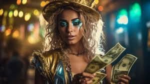 Kartu Blackjack s24 bergaya neon